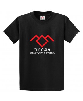 The Owls Are Not What They Seem Unisex Classic Kids and Adults T-Shirt for Music Fans